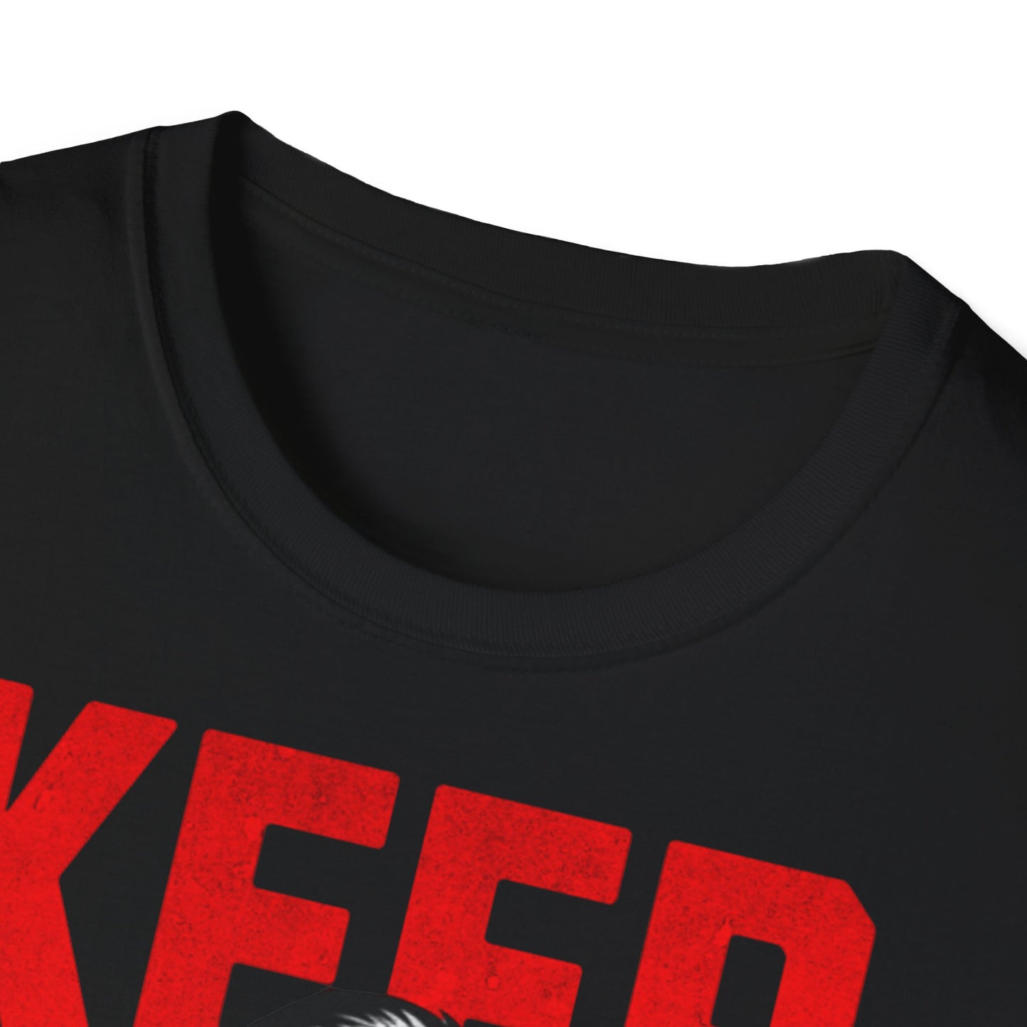 Keep Calm and Fight Unisex Softstyle T-Shirt - Motivational Fitness Tee