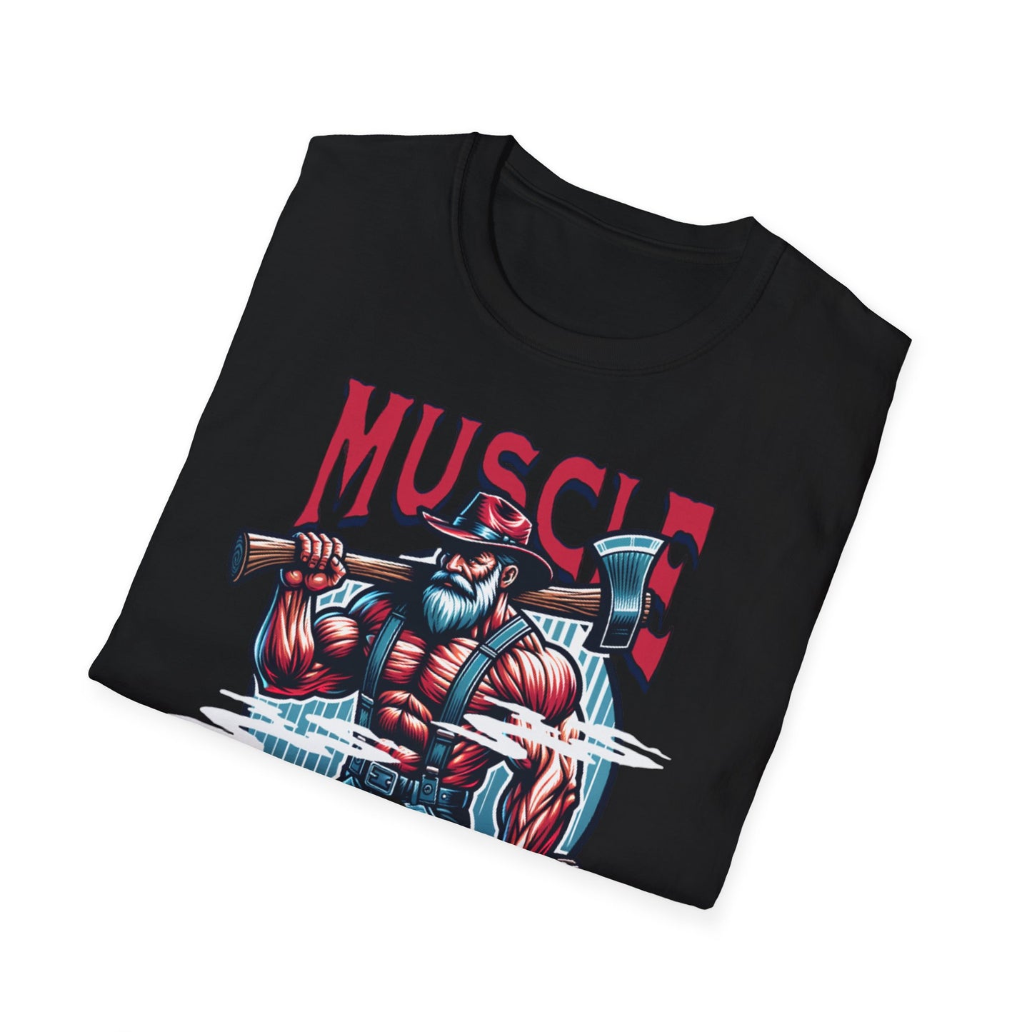 Hustle Muscle Unisex Softstyle T-Shirt - No Pain No Gain