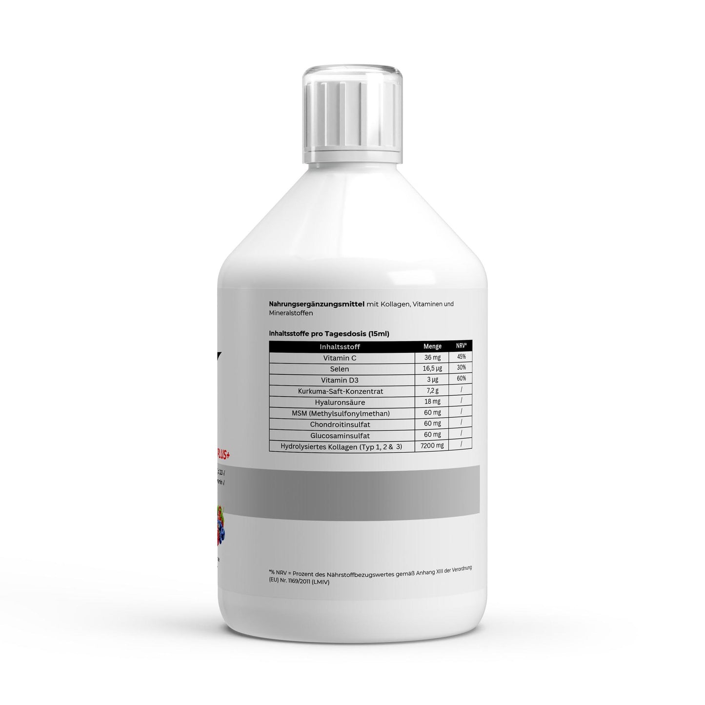 Kollagen Kurkuma Support + Shots - Wild Berry - 500ml