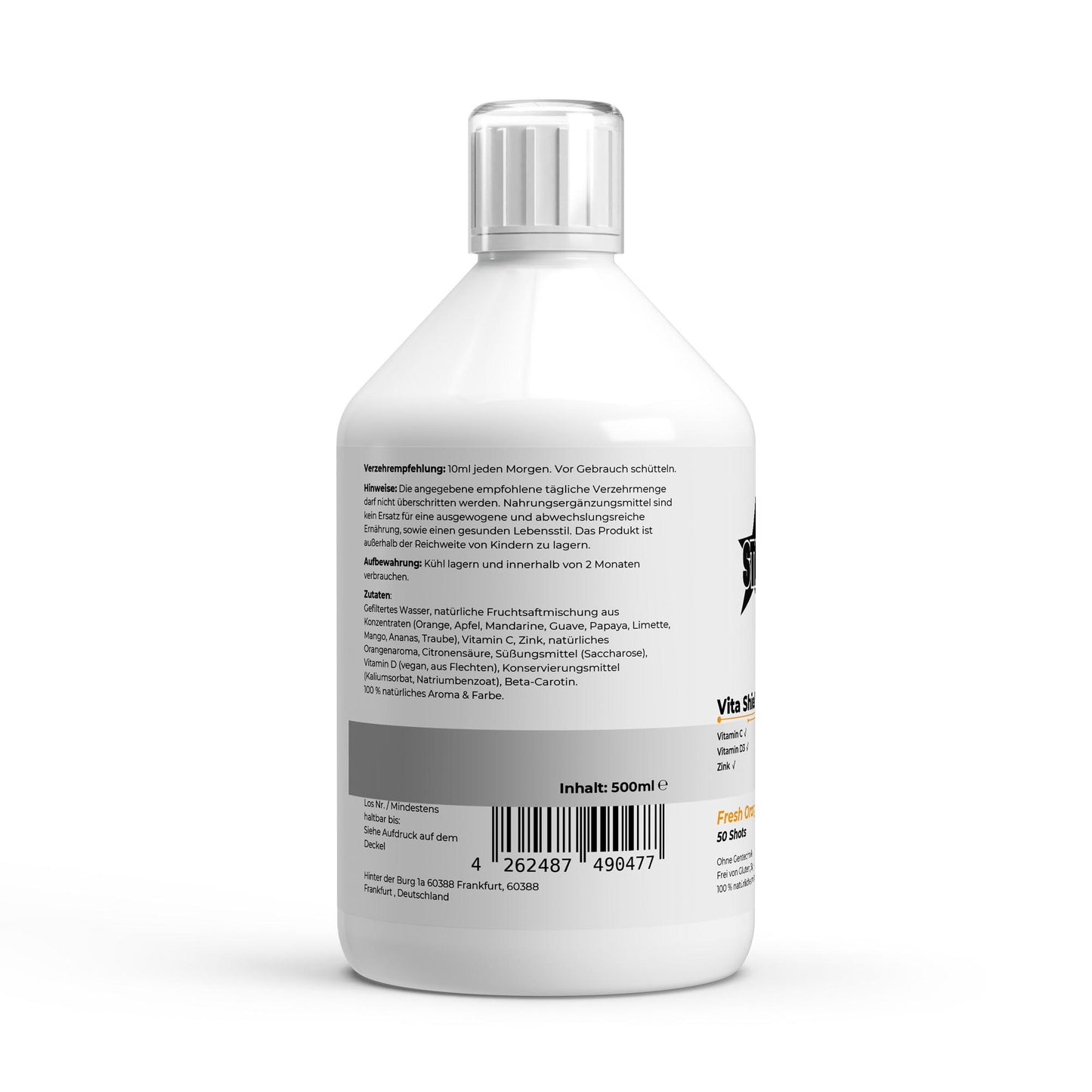 Vita Shield SHOTS - Fresh Orange - 500ml