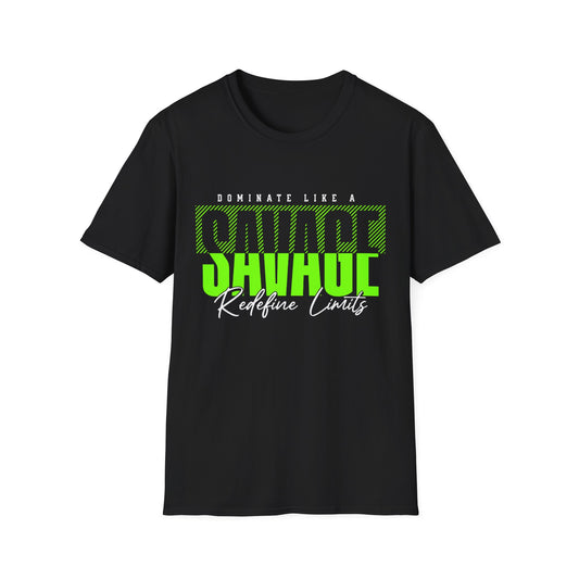 Savage Motivation Unisex Softstyle T-Shirt - Dominate Limits Fitness Tee