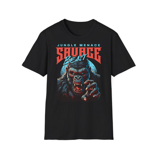 Savage Beast Graphic T-Shirt - Jungle Menace Unisex Tee