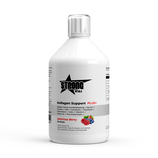 Kollagen Kurkuma Support + Shots - Wild Berry  - 500ml