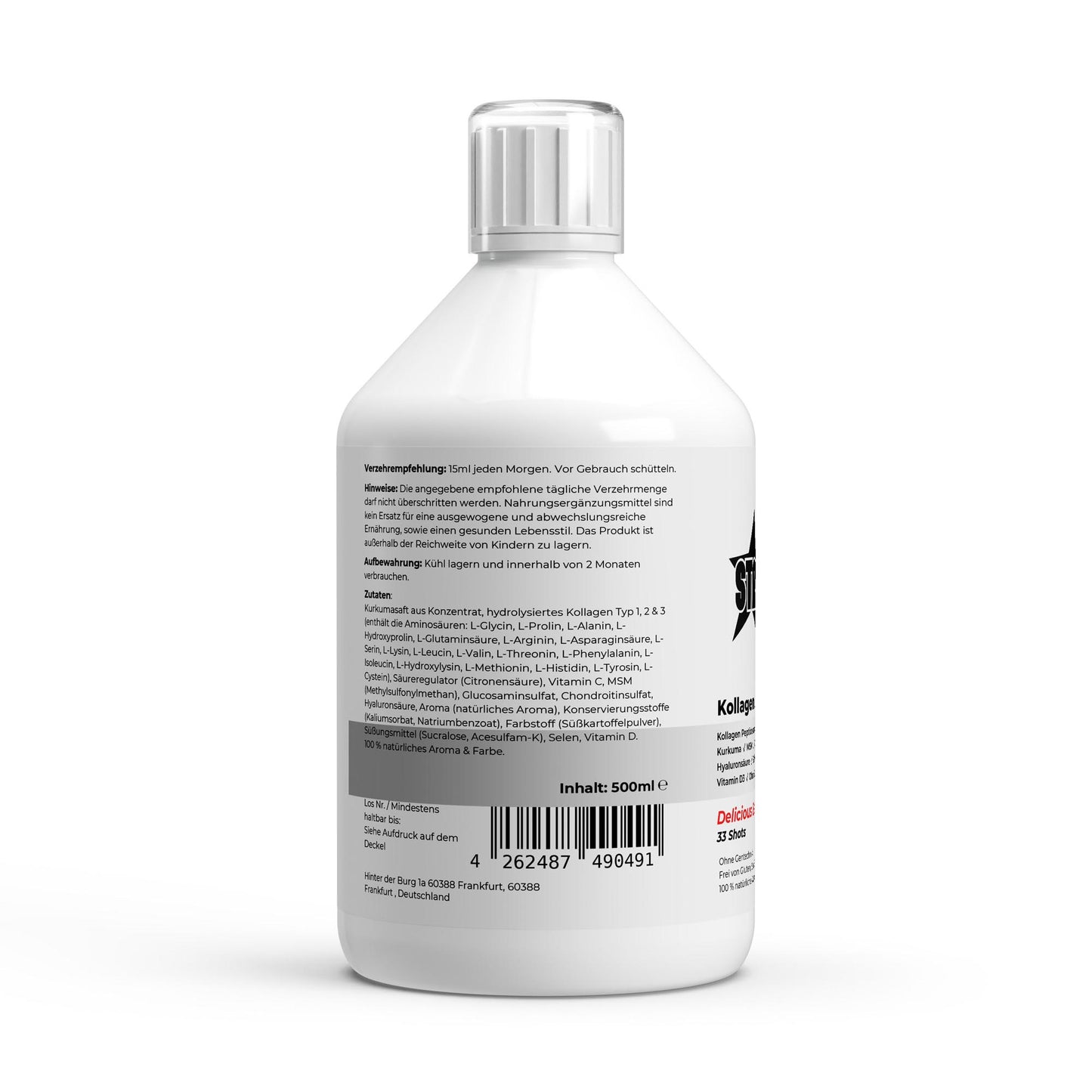 Kollagen Kurkuma Support + Shots - Wild Berry  - 500ml